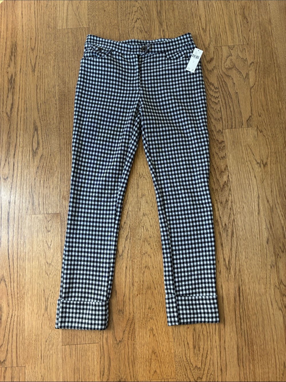 Anthropologie Black and White Gingham women’s pants